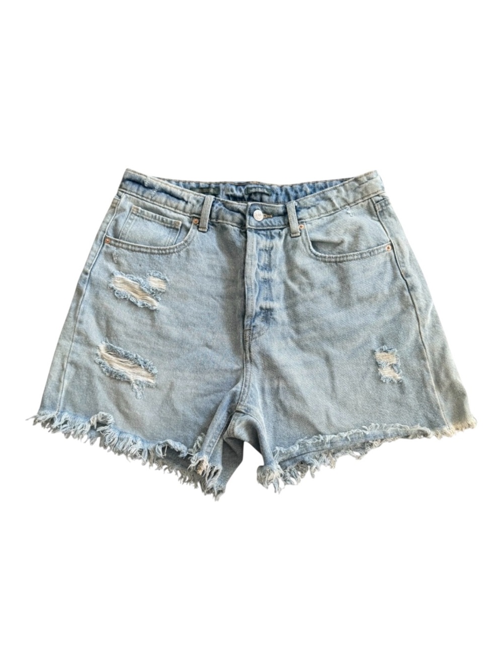 Wild Fable High Rise Distressed Cut Off Denim Jean Shorts Women’s Size 10